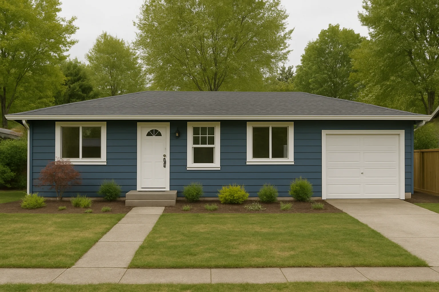 Exterior and Interior Painting project completed by Kolmo Construction in Seattle - Example 4 showing quality craftsmanship