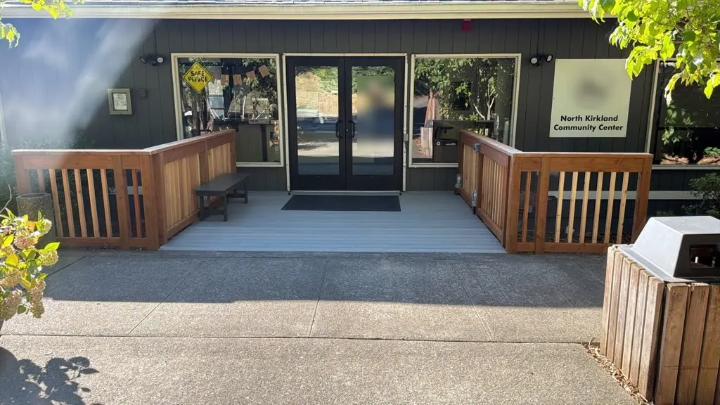 North Kirkland Community Center Deck — public works construction by Kolmo Construction, North Kirkland Community Center, Kirkland, WA 98034