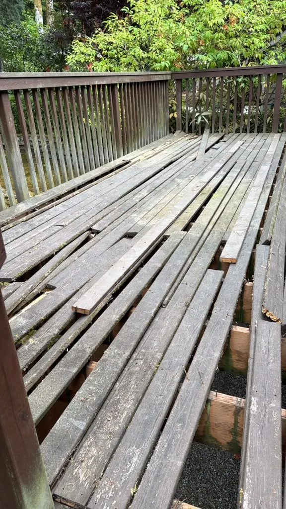 Composite Deck Board Replacement — Bellevue project detail - Photo 1 of outdoor remodeling work in Bellevue, WA by Kolmo Construction